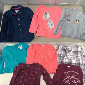 Toddler girl tops